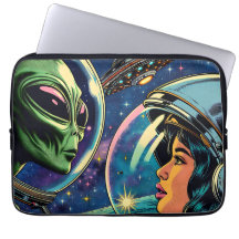 Astronautin trifft extraterrestrische Alien