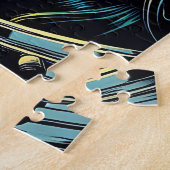 Astronautin trifft extraterrestrische Alien Puzzle (Seite)