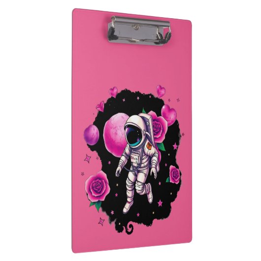 Astronautin Valentine Rose Klemmbrett (Rechts)