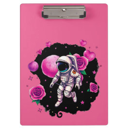 Astronautin Valentine Rose Klemmbrett