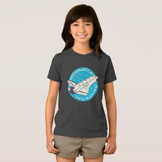 Astronautische Technik V01 Tri-Blend Shirt (Vorderseite Voll)