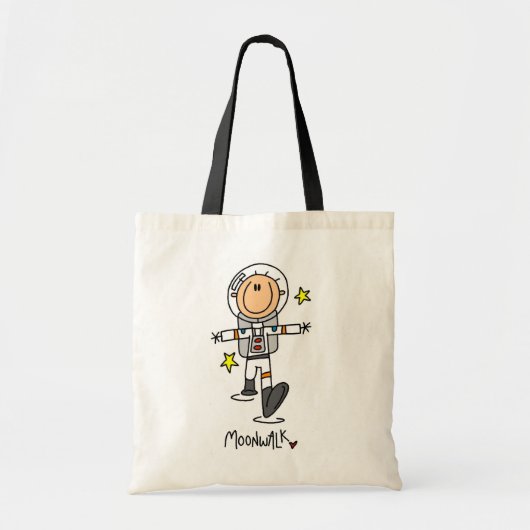 Astronautmoonwalk-T-Shirts und Geschenke Tragetasche (Vorne)