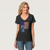 Astronauts 4th Of July Flag Patriotic Tee Space Fl (Vorderseite Vollansicht)