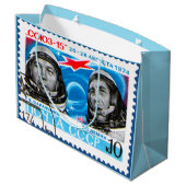 ASTRONAUTS AUS DEN 1970ER JAHREN SPACE AGE AGE SOW GROßE GESCHENKTÜTE (Rückseite Schrägansicht)