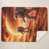 Astronauts Explore Orange Planet Sherpadecke (Vorderseite (Horizontal))