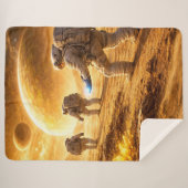 Astronauts explore yellow planet sherpadecke (Vorderseite (Horizontal))