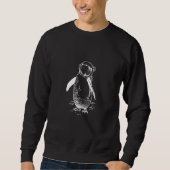 Astronaut's Penguin surreal Sweatshirt (Vorderseite)