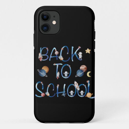 Astronauts Planets Space,back to school Case-Mate iPhone Hülle (Rückseite)