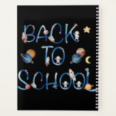 Astronauts Planets Space,back to school Planer (Rückseite)