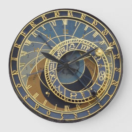 Astronimikalprague im Steampunkstil Große Wanduhr
