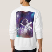 Astronom auf beiden Seiten Sweatshirt (Rückseite)