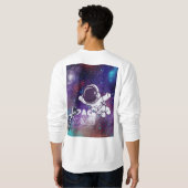 Astronom auf beiden Seiten Sweatshirt (Schwarz voll)