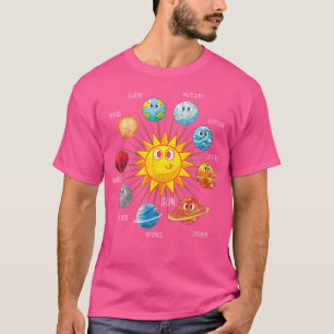 Astronom äußerer Weltraum Wissenschaft Süße Planet T-Shirt