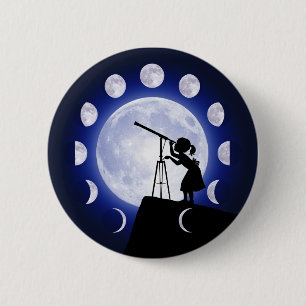 Astronomen, Astronomie, Mondphase Button