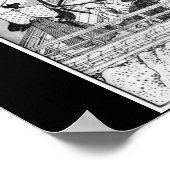 Astronomen, die während der Edo-Periode arbeiten Poster (Ecke)