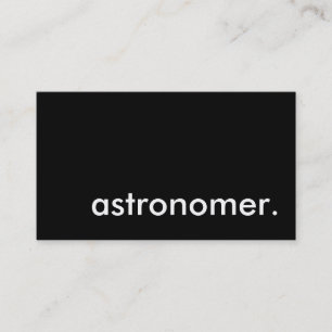 Astronomen. Visitenkarte