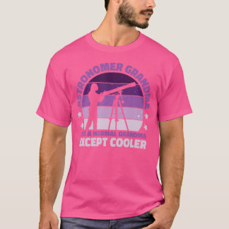 Astronomengroßmutter Astronomie Teleskop T-Shirt