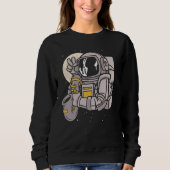 Astronomer Playing Saxophone Sweatshirt (Vorderseite)