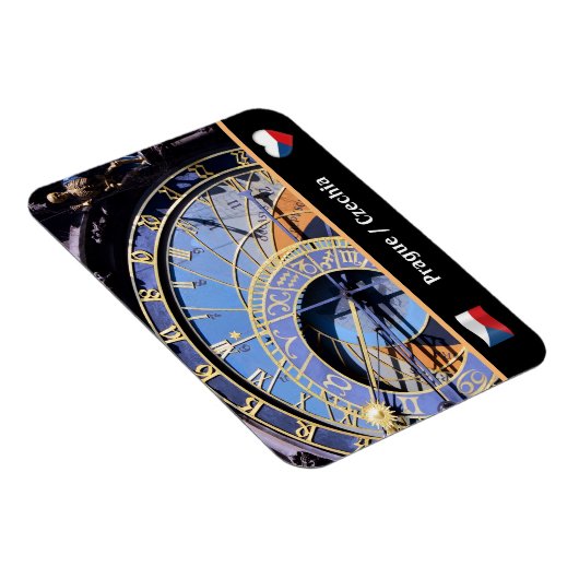 Astronomical Clock, Prag, Czechia Magnet (Rechte Seite)