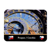 Astronomical Clock, Prag, Czechia Magnet (Horizontal)