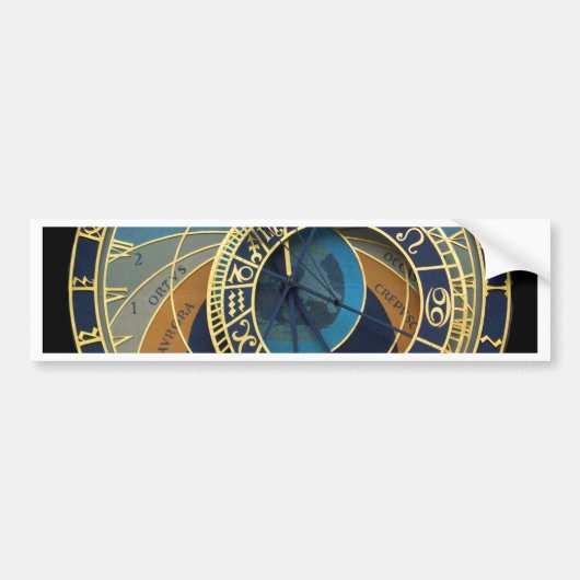 Astronomical Clock-Prag Orloj Autoaufkleber (Vorne)