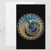 Astronomical Clock-Prag Orloj Briefpapier (Vorne/Hinten)