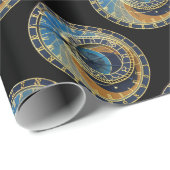 Astronomical Clock-Prag Orloj Geschenkpapier (Rolleneckpunkt)