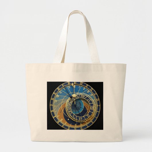 Astronomical Clock-Prag Orloj Jumbo Stoffbeutel (Vorne)