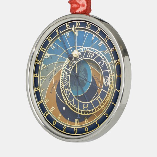Astronomical Clock-Prag Orloj Ornament Aus Metall (Links)