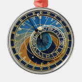 Astronomical Clock-Prag Orloj Ornament Aus Metall (Vorne)