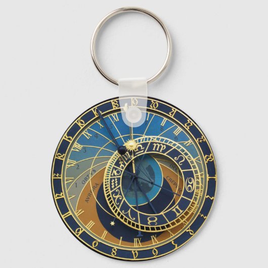 Astronomical Clock-Prag Orloj Schlüsselanhänger (Vorderseite)