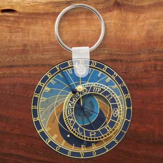 Astronomical Clock-Prag Orloj Schlüsselanhänger (Vorderseite)