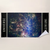 Astronomie-benutzerdefinierte Textastronomie Strandtuch (Vorderseite)