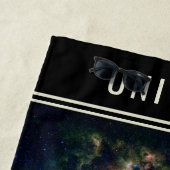 Astronomie-benutzerdefinierte Textastronomie Strandtuch (Beispiel)