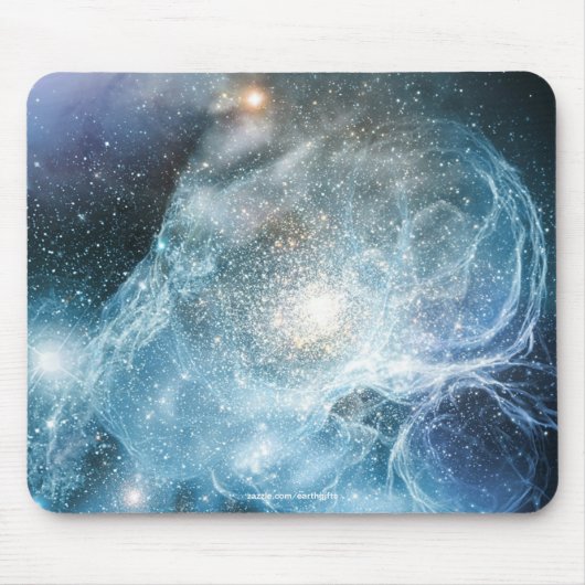 Astronomie Blaugalaxie Nebulae Außenraumbild Mousepad (Vorne)