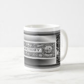 Astronomie-Clip-Design um 1900 Kaffeetasse (VorderseiteRechts)