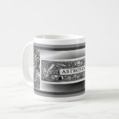 Astronomie-Clip-Design um 1900 Kaffeetasse (Vorderseite Links)