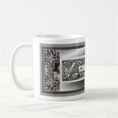 Astronomie-Clip-Design um 1900 Kaffeetasse (Links)