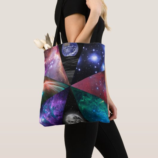 Astronomie-Collage Tasche (Von Nahem)