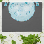 Astronomie der Mondastronomie Geschirrtuch (Gefaltet)