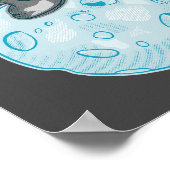 Astronomie der Mondastronomie Poster (Ecke)