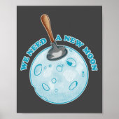 Astronomie der Mondastronomie Poster (Vorne)