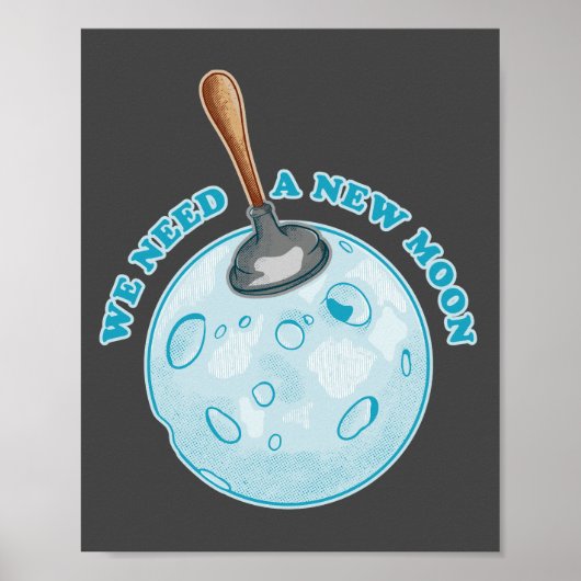 Astronomie der Mondastronomie Poster (Vorne)