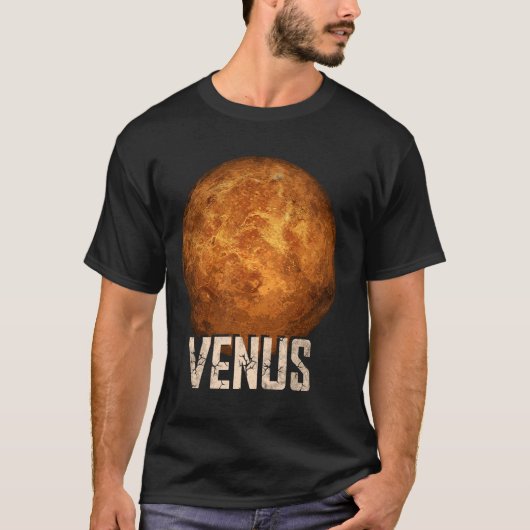 Astronomie des Venus Planet Sonnensystems T-Shirt (Vorderseite)