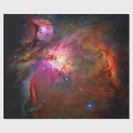 Astronomie des Weltraum-Orion-Nebels Geschenkpapier (Flach)