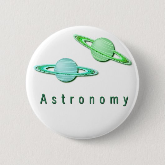Astronomie-Entwurfs-Knopf Button (Vorderseite)