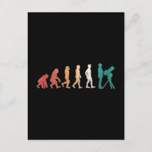 Astronomie Evolution Retro Space Stars Universe Feiertagspostkarte