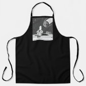 Astronomie Funny Meteor Hitting Earth Desaster Schürze (Vorderseite)