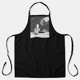 Astronomie Funny Meteor Hitting Earth Desaster Schürze