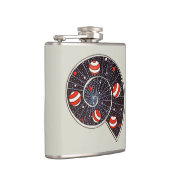 Astronomie Funny Space Spiral Galaxy Flachmann (Rechts)